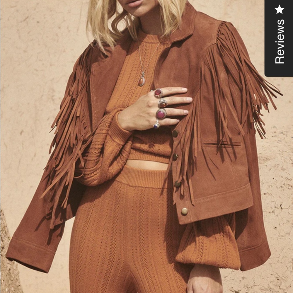 Spell Rider Suede Tassel Jacket - Picture 2 of 13